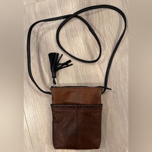 Brown Leather Crossbody Bag